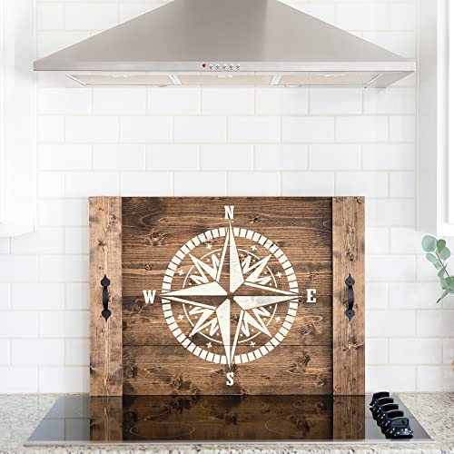 Compass Stencil - Reusable Stencils For Painting - Create Diy Compass Crafts And Decor #TOP4