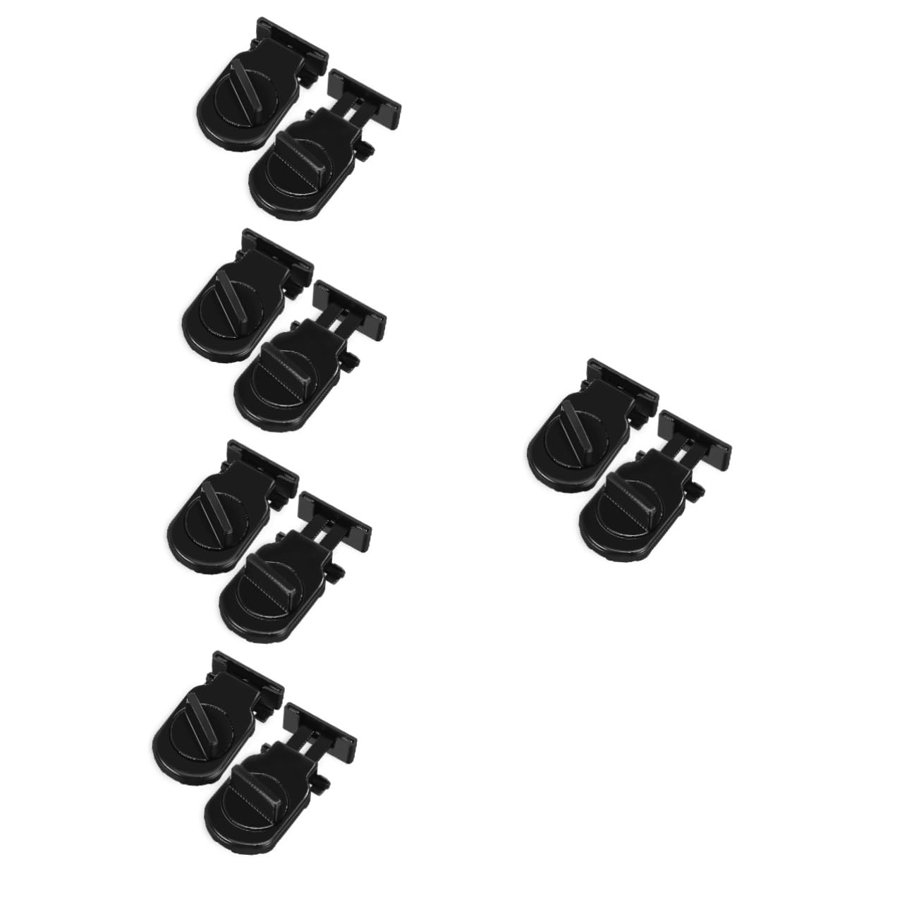 Tofficu 5 Ensembles Verrou De Fenêtre Coulissante Réglable Verrous Pour Fenêtres Portes Coulissantes De Protection 2 Pièces * 5