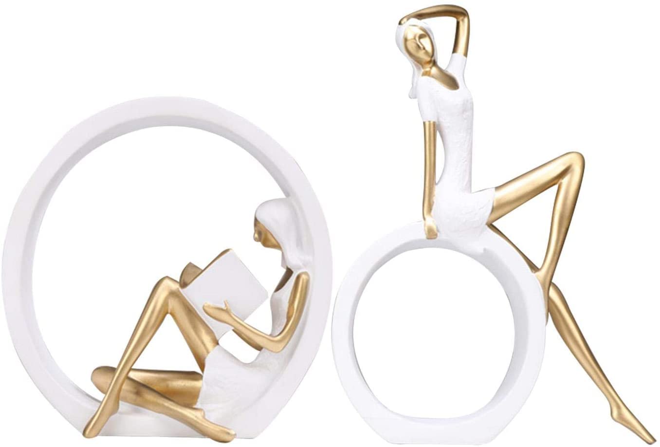klein bronzen beeldje meisje met kikker stenen sokkel - bestel bij