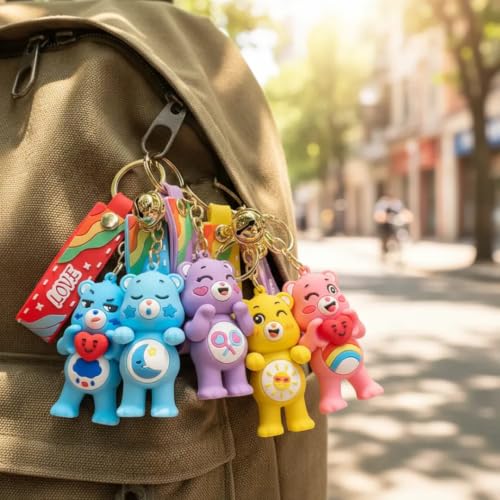 Image of GEOCARTER Teddy Bear Keyring | Cute Keychain for Bags & Keys