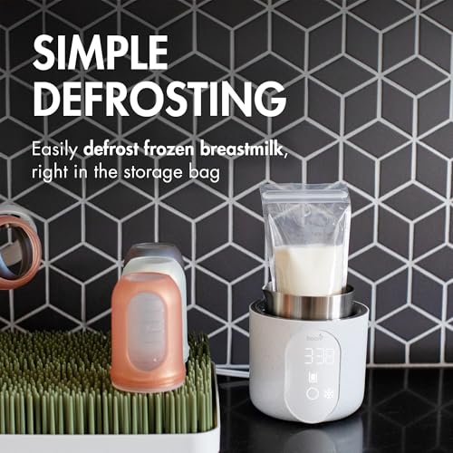 Image of Boon Tempro Stainless Steel Replacement Cup with Lid - Milk Cup Compatible with Boon Tempro Bottle Warmer - Baby Bottle Feeding Accessories - 8 Ounces
