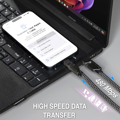 4 in 1 Charging Cable, Braided USB A & USB C Multi Port, 65W Lightning Fast 4 Charging Cable, Durable 4 in 1 USB Charging Cable for Efficient Power Delivery, Universal Compatibility - Image 4