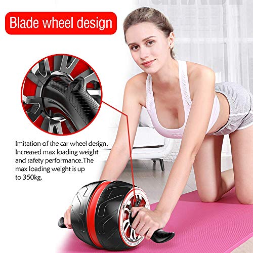 Roda abdominal HT-Direct – Exercício abdominal e central para exercícios abdominais – Gaint Ab Wheel