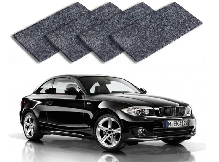 4 Piezas, Tela Nanoflash para la Eliminación Arañazos Automotrices y Pulido Superficies, Compatible Vehículo, Restaura la Pintura Brillante, Fácil Usar