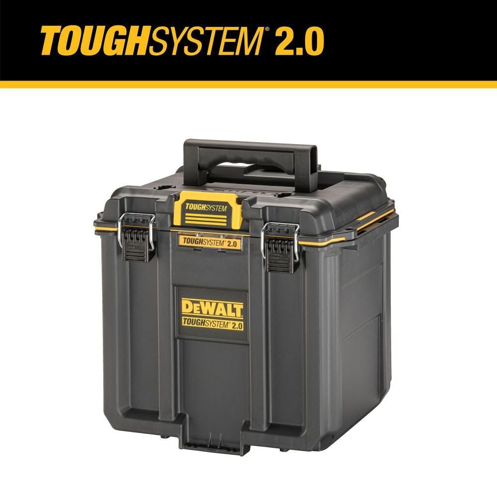 DEWALT TOUGHSYSTEM 2.0 Compact and Durable Deep Toolbox with Removable Dividers (DWST08035)