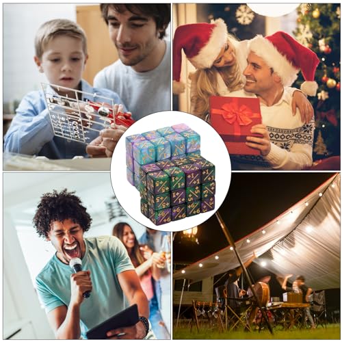 48 Stücke D6 Würfel Würfel Set Würfel Zähler 16 mm Token Würfel Zeichen Würfel Kompatibel mit MTG, CCG, Kartenspiel Zubehör mit Aufbewahrungsbeuteln, 2 Farben