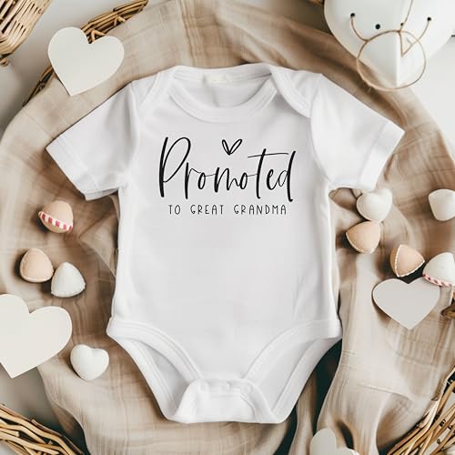 Pregnancy Announcement Gift Grandma, Promoted to Great Grandma Infant Bodysuit4