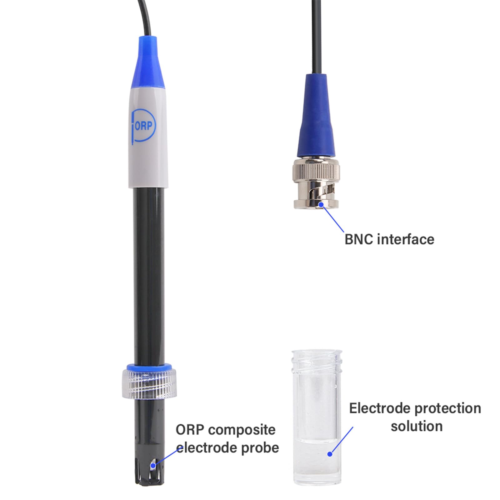 La sonda de sensores Precise ORP Tool 501-2 ofrece mediciones rápidas y precisas del potencial en el monitor de análisis de agua, electrodo reemplazable