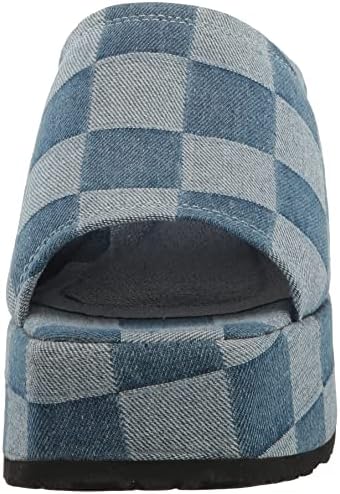 Dirty Laundry Women's TRIGHTON Slide Sandal, Denim, 6.5 | Image 1
