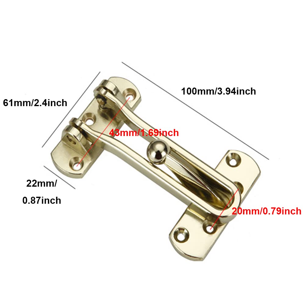Zinc Alloy Red Security Door Guard - Image 2