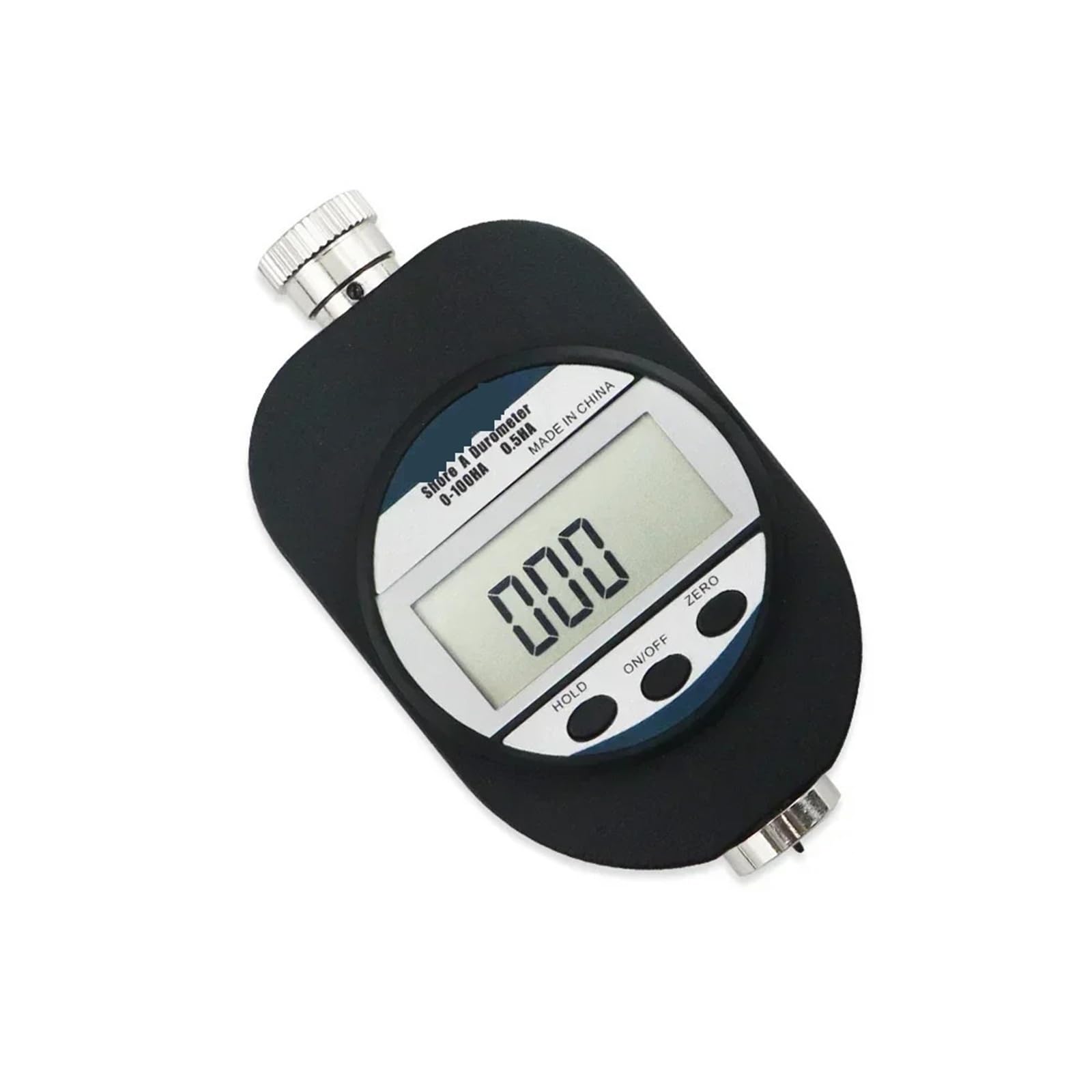 Hardness Tester, 0~100HA Digital Shore A Durometer Rubber Plastic Leather Meter Hardness Tester LCD Display