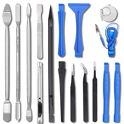 80 in 1 Professional Computer Repair Tool Kit, Precision Laptop Screwdriver Set, with 56 Bit, Anti-Static Wrist and 24 Repair Tools, Suitable for MacBook, PC, Tablet, PS4, Xbox Controller Repair…