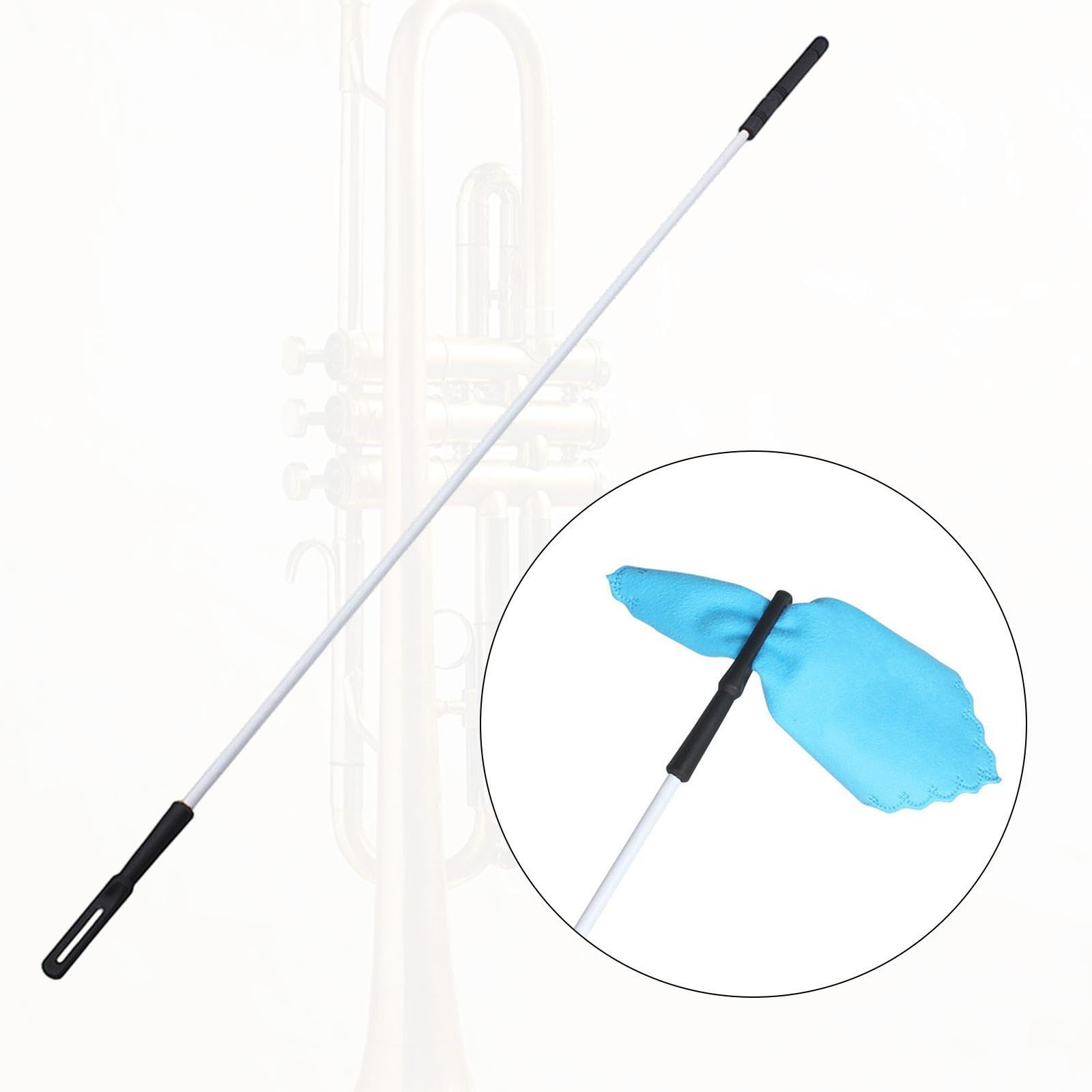 Harilla Varilla de Limpieza para Flauta, 80 Cm, Práctica Herramienta Multiusos para El Mantenimiento de Instrumentos Musicales.