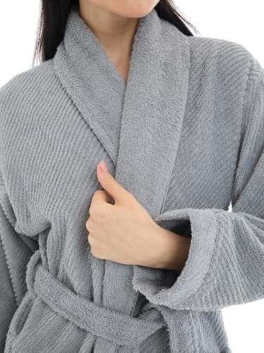 Luxurious Womens Robe, 100% Turkish Cotton, Luxury Robe for Women, Terry Cloth Long Spa Bathrobe4