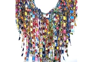 Rainbow Scarf Necklaces for Women - Easter Scarves for Women
