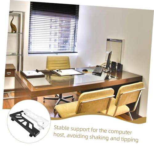 Soporte móvil para torre de computadora OSALADI con ruedas ajustables, ideal para almacenamiento bajo escritorio y piso miniatura 6