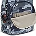 Kipling Women's Seoul Small Backpack, Durable, Padded Shoulder Straps with Tablet Sleeve, Bag, Cool Camo Grey, 10.5''L x 13.75''H x 6.75''D (KI56110HX)