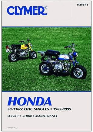 Clymer Publications MANUAL HON SIN 50-110 65-99 Manuals & Videos Cylmer Manual - M310-13
