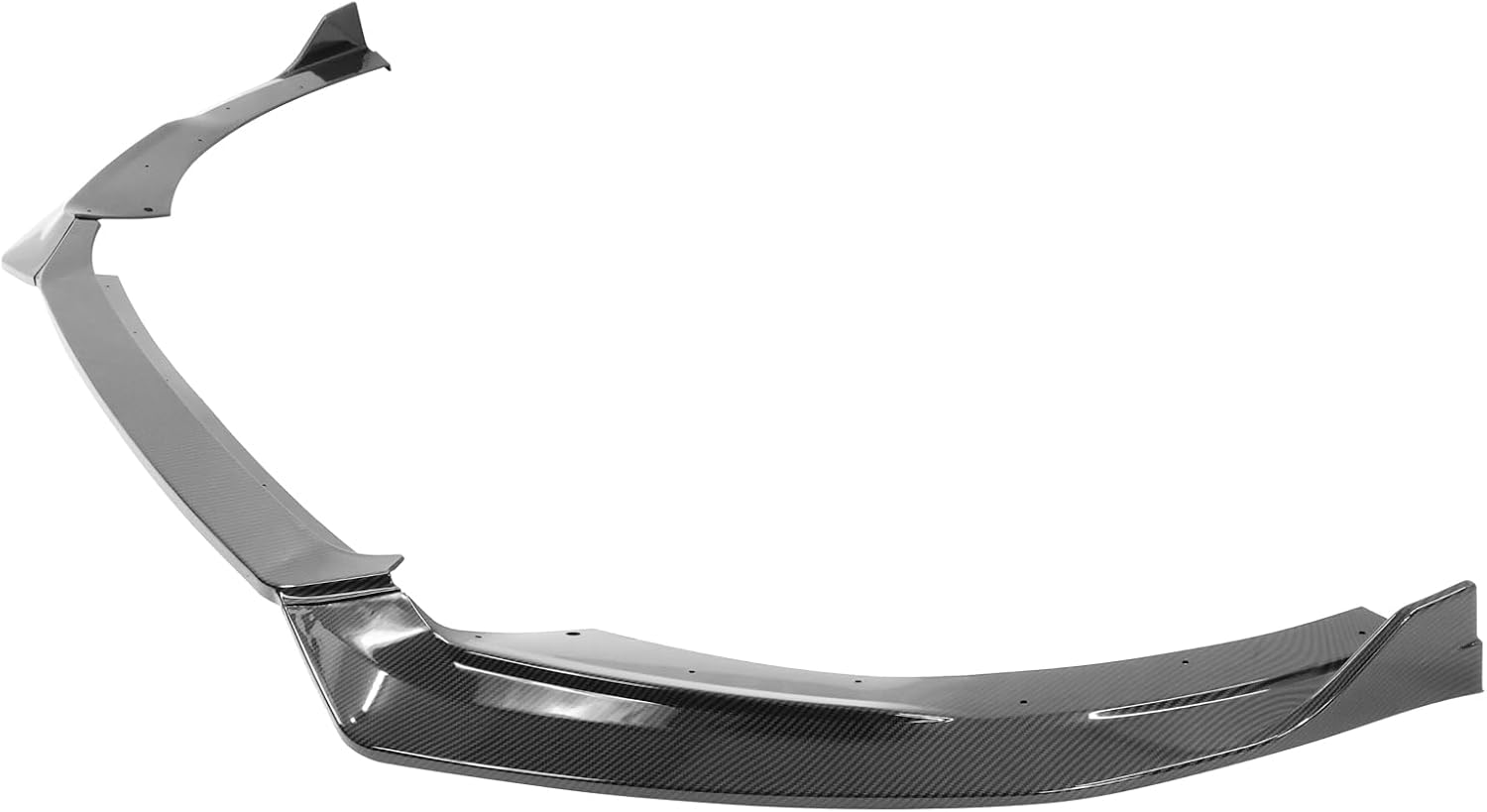 FREEMOTOR802 Front Bumper Lip Splitter Air Dam Chin Spoiler, Fits 2021-2024 Kia K5 GT GT-Line, RD Style Carbon Fiber Print Injection PP 4PCS Underbody Front Lip Spoiler Lower Guard Protector