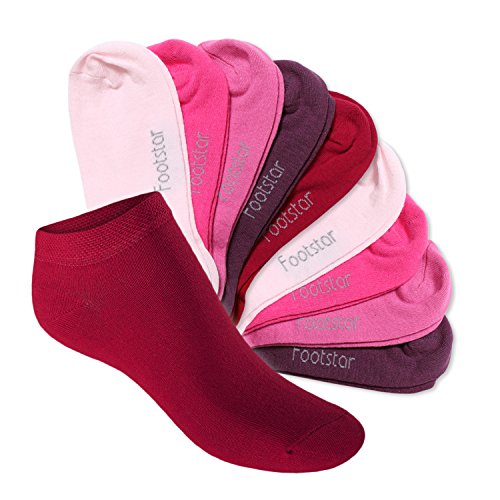 Footstar Kinder Sneaker Socken (10 Paar) - Sneak it! - Berrytöne 27-30