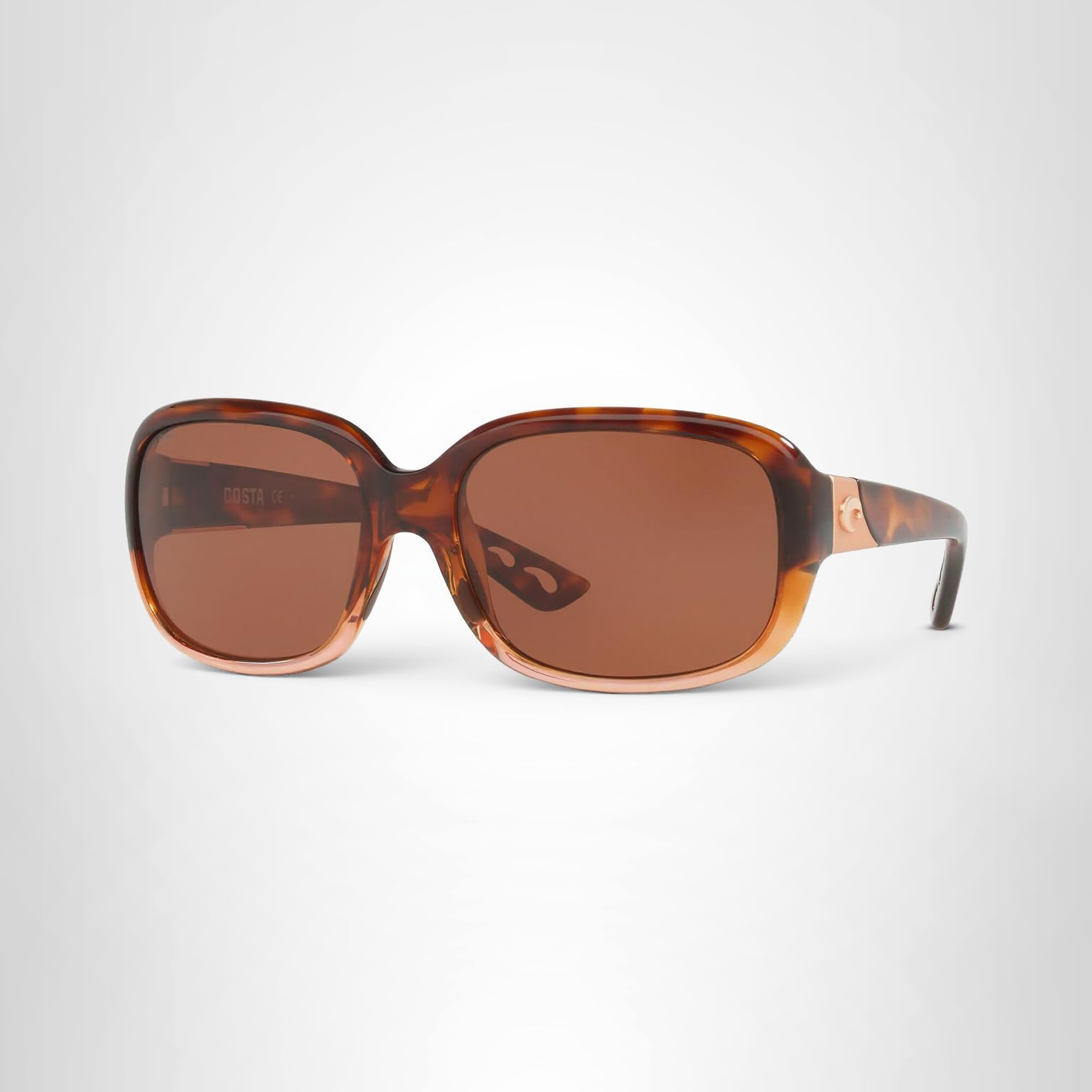 Costa Del Mar Womens Gannet Rectangular Sunglasses