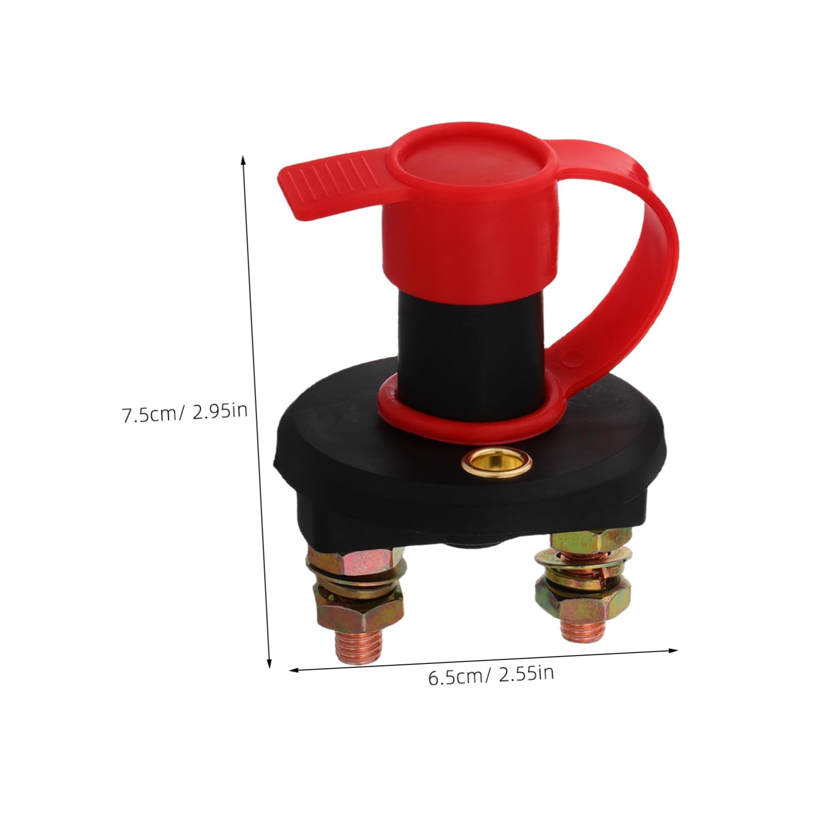 SEWOART Multipurpose 2-hole Battery Cutoff Switch Rv Boat Automotive Marine Universal Power Kill Switch