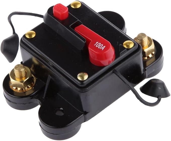 Hilitand DC サーキットブレーカー リセットスイッチ リセットヒューズ 80300A ブレーカーヒューズ サーキットブレーカ 車