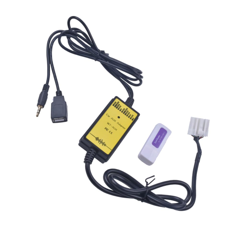Adaptateur USB pour Autoradio Voiture Interface CD Numérique | Plastique, Lecture Disque Usb, Amplificateur Intégré, Compatibilité Sdhc et Modèles 2002-2011