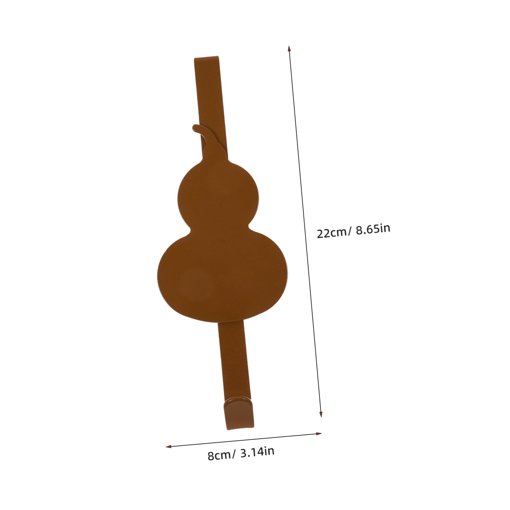 Unomor Over The Door Hook Heavy Duty Metal Door Hanger for Coats Hats Towels Keys No Drill Installation Gourd Hook Design for Home Organization