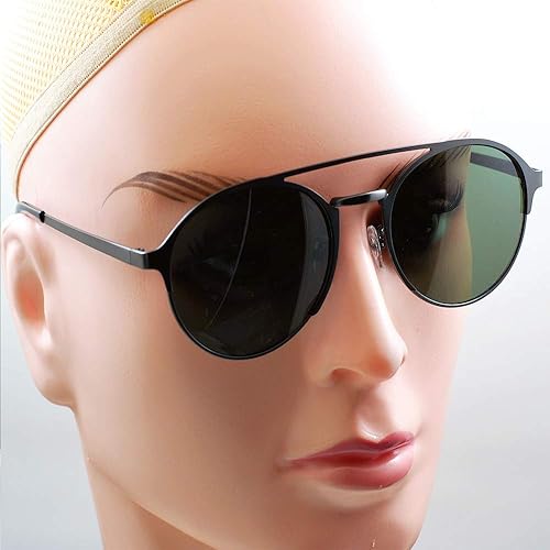 Miniatura 2 de OSSAT Gafas de sol ovaladas con marco de metal Lente espejada clásica neutral