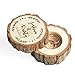 JUSTSWAG mcyiqihai Qillyoper LOVEhandmade Custom Wood Wedding Ring Box Wedding Ring Bearer Personalized Rustic Wedding Ring Box Engraved Ring Holder Wedding Box