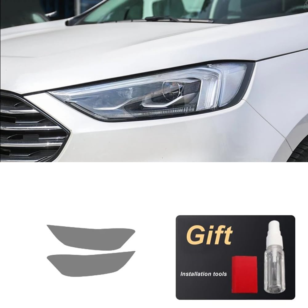 Autoscheinwerfer Schutzfolie für Ford Edge 2018-2019,Autoscheinwerfer-Schutzfolie Anti-Kratz-Folie TPU-Aufkleber Zubehör
