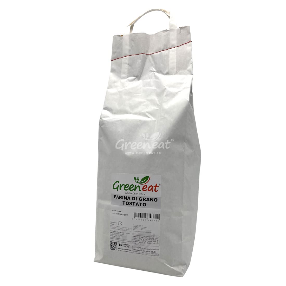 5 kg farina di GRANO ARSO pugliese grano tostato italiano di Puglia e Basilicata