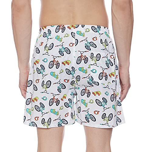 Image of Longies Men's Cotton Printed Regular Boxer Shorts