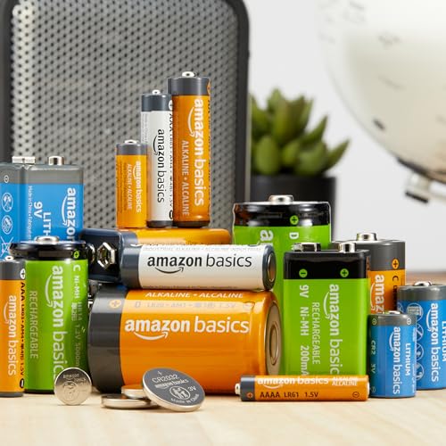 Amazon Basics 20-Pack AA Alkaline Batteries, 1.5 Volt for Everyday Use