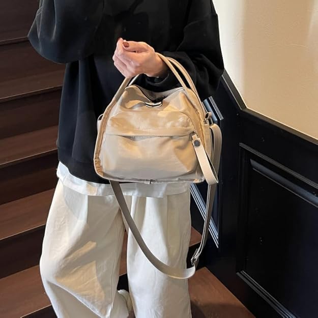 Veluna Shoulder Bag, Women Veluna Crossbody Shoulder Bag,2026 New Solid Zipper Handbag, Lightweight Large Capacity4