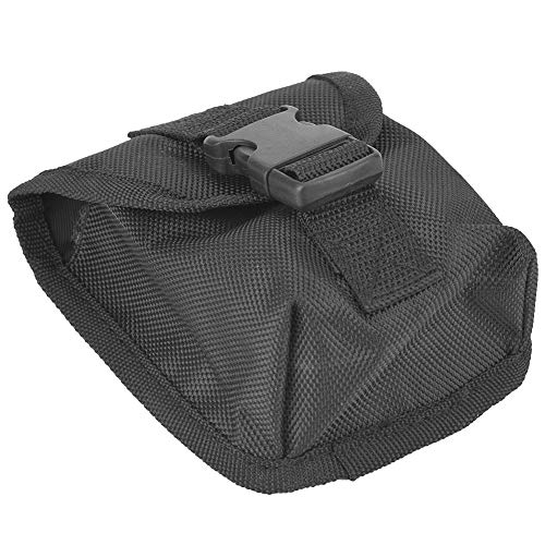 KIMISS Buceo de Tela Oxford, Bolsa de Almacenamiento de Pesas, Bolsillo con GAV con Tasche, Hebilla de Liberación Rápida de Repuesto para Buceo, Negro