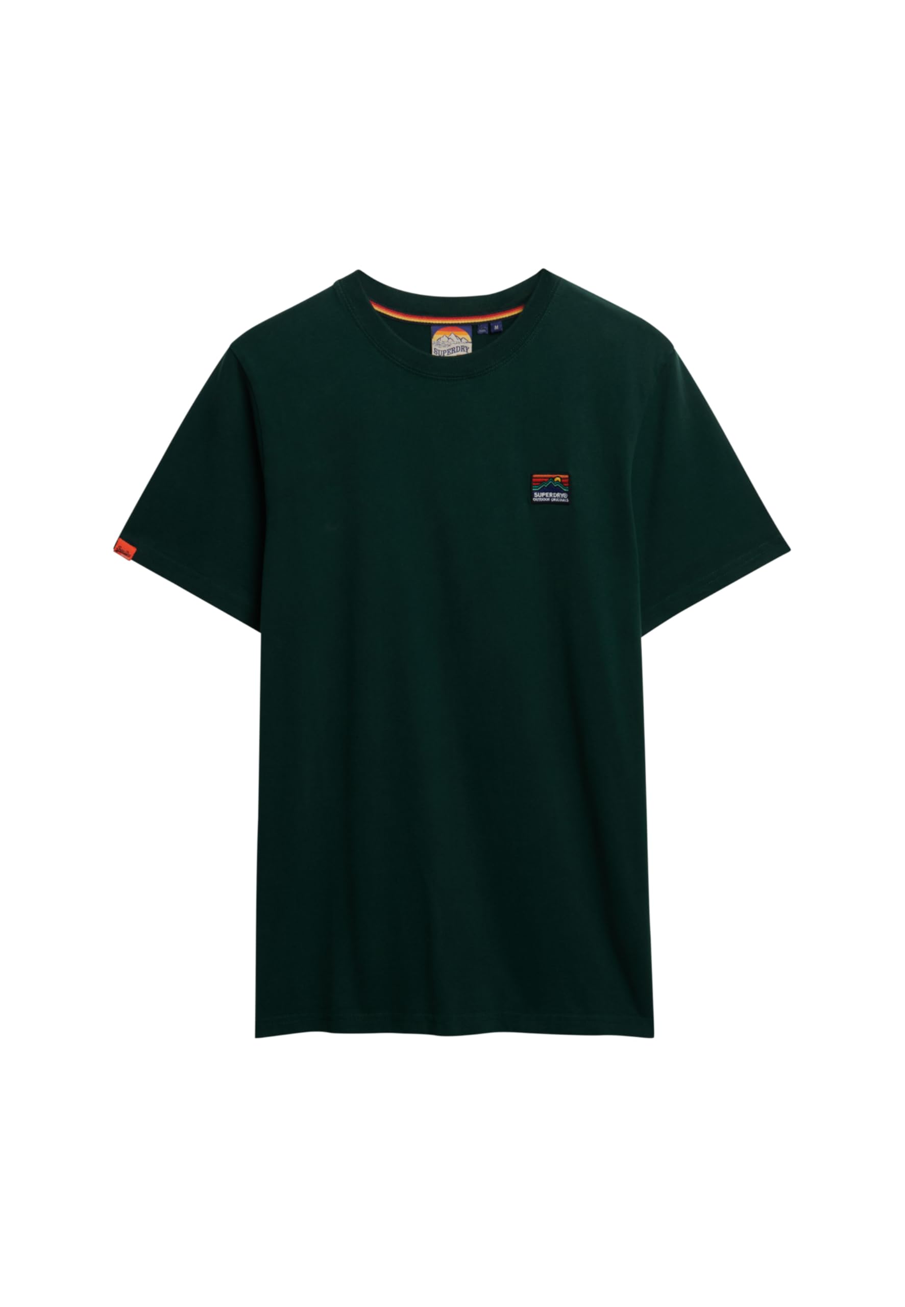 Superdry Men's Outdoors Emb Relaxed Tee T-Shirt, Enamel Green, XXL