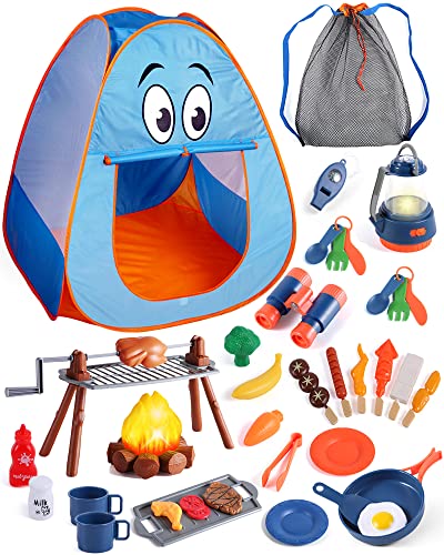 Kids Camping Set with Tent for 2 Toddlers- Camping...