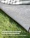 SONGMICS Picknickdecke, 195 x 150 cm, groß, Campingdecke, für Park, Garten, Strand, wasserdicht, faltbar, grau-weiß GCM60GW