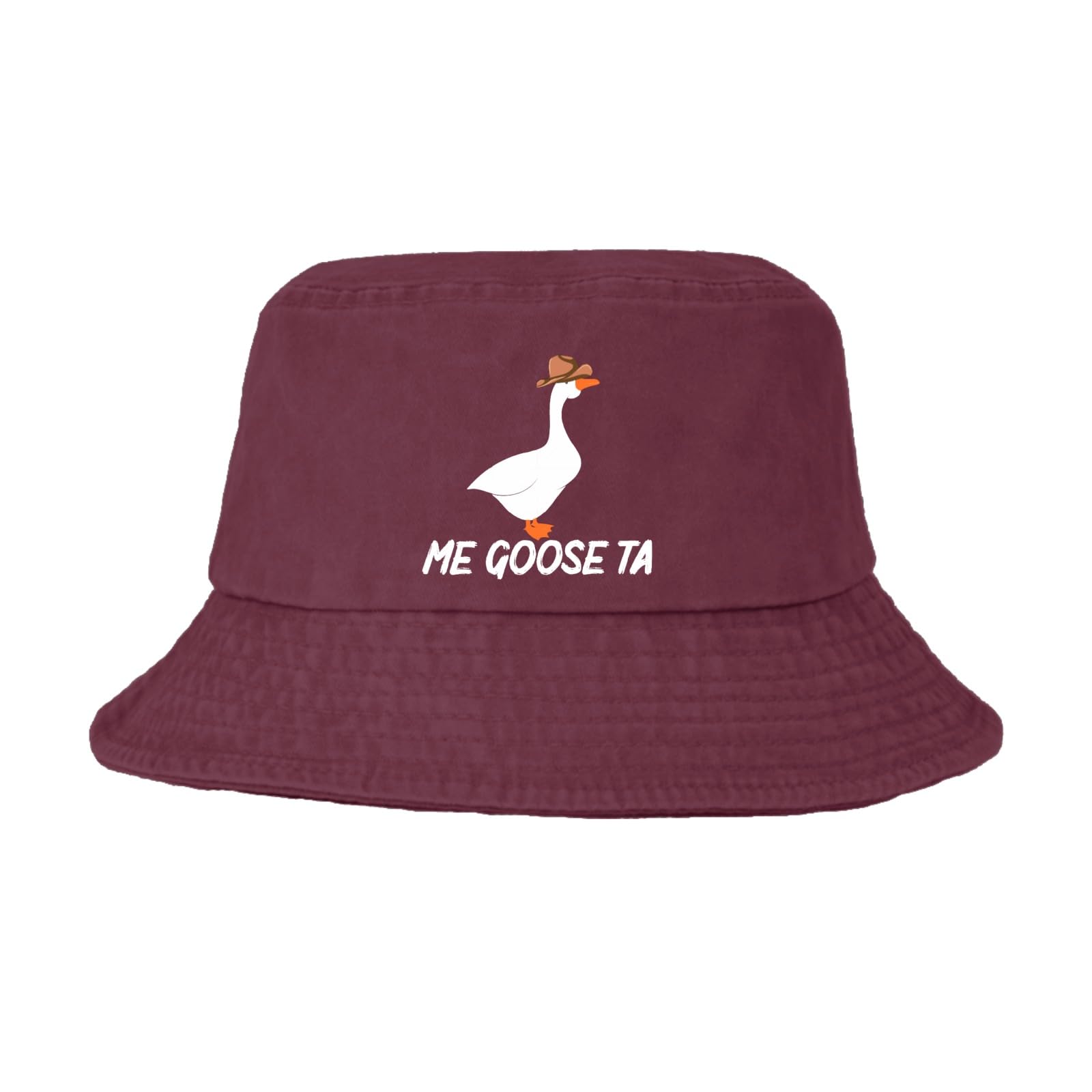 Funny Goose hat Me Goose Ta hat Silly Goose Hat Bucket Hats Bucket Hat Flodable Womens Hats Golf Accessories Deep Rose