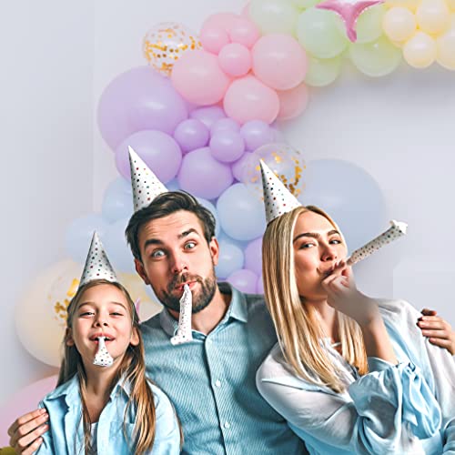 Shimmer & Confetti Premium 16-Foot Pastel Balloon Arch Garland Kit - Rainbow Balloon Arch Kit - Includes 3 Balloon Sizes. Unicorn Birthday Decorations For Girls. Easter, Macaron Party Supplies. #TOP1