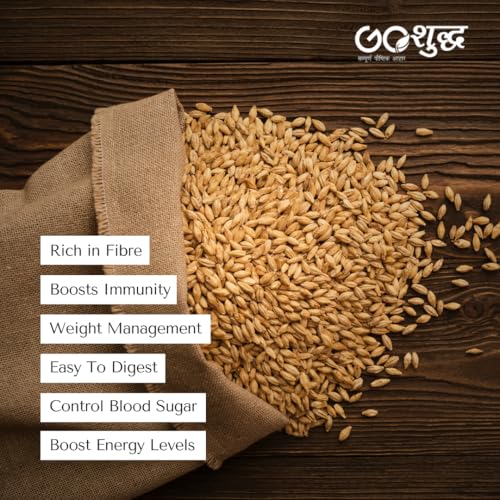 Image of Goshudh Barley Whole (Jau Sabut) 500 g Pack | High-Fibre, Low-GI Grain for Digestion & Daily Wellness