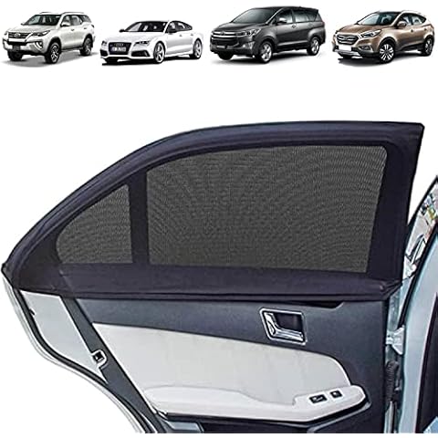 Car Window Shades,Side Window Sun Shade Breathable Mesh,Car Window Cover Screen,Car Camping Privacy Universal Fits Most Small and Medium Cars (SUV Rear Window) Cover