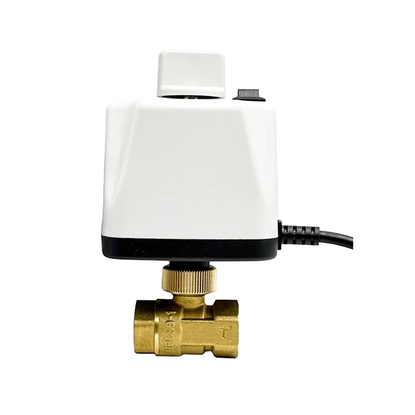 HKYPCOKVK 1/2" 3/4" 1" 2" Normally Closed Motorized Ball Valve 220V 12V 24V 2-Wire Electric with Manual Switch(Closed-220vac,2)