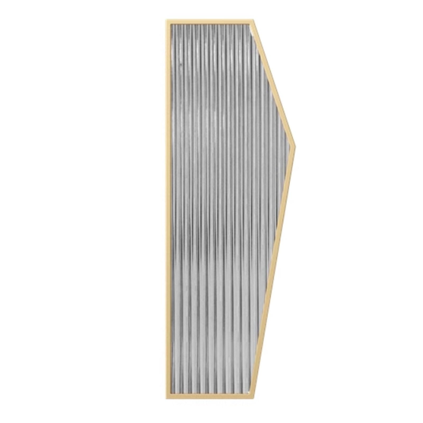 Zfucmayl Gold Adult Urinal Privacy Screen,47.24 X 15.74In Urinal Privacy Baffle,Glass Panel Squat Toilet Baffle Screen,For Public Places/Hotels/Shop(,47.24 X 15.74In-2Pcs)