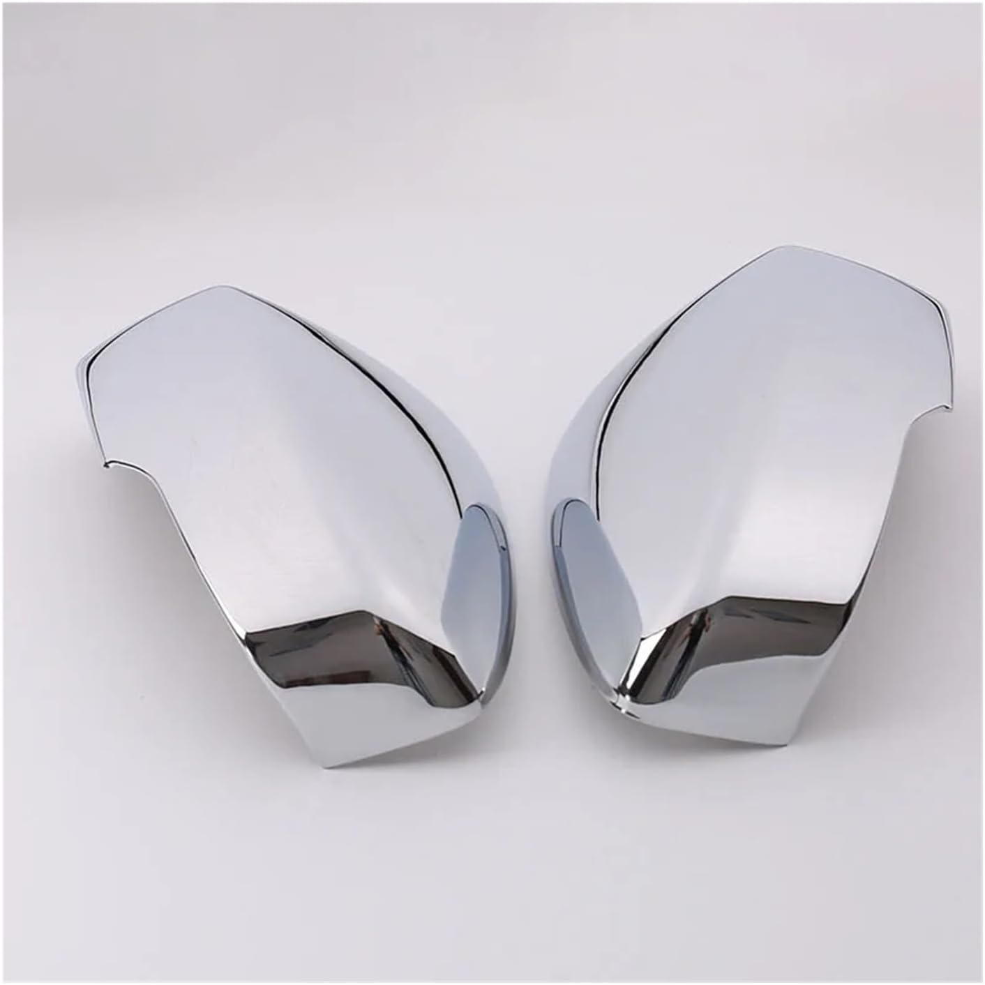 Compatible For Eclipse Cross 2018-2022 Rearview Side Mirror Cover Wing Cap Exterior Door Rear View Case Trim Carbon Fiber Look (Color : Silver)