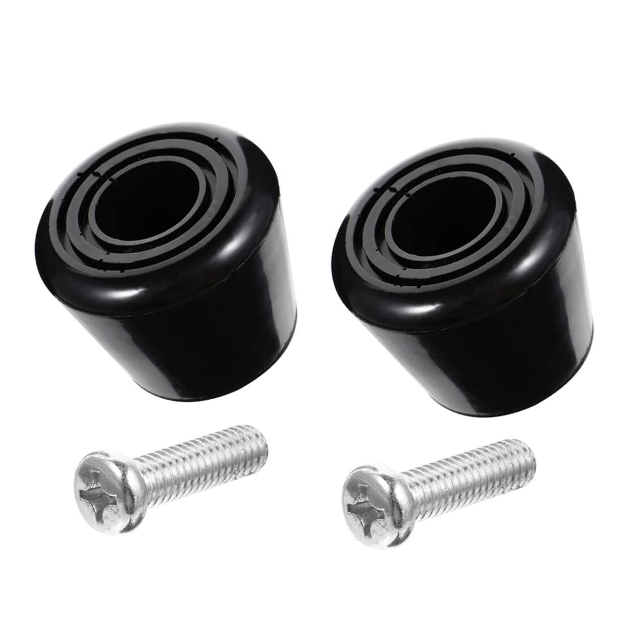 JOINPAYA 1Set Double Row Roller Skates Brake Block Durable Toe Stopper for Four Wheel Skates Easy to Install Provides Stability for Fast Stops Includes Brakes and Screws