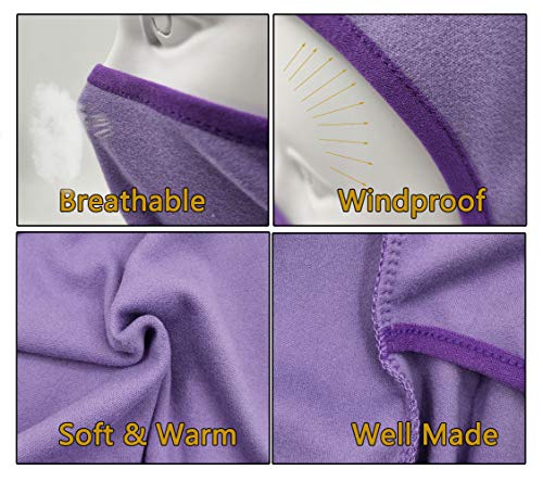 Image of Kids Balaclava Ski Mask Windproof Fleece Neck Warmer Gaiter Winter Face Warmer for Cold Weather Boys Girls