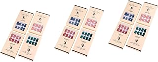 FRCOLOR 12 Conjuntos De Adesivos De Unhas Francesas Adesivos Redondos De Gel Acessórios De Manicure Uñas Postizas Decoradas Unhas Falsas Adesivo De Arte De Unhas Feminina Decalque